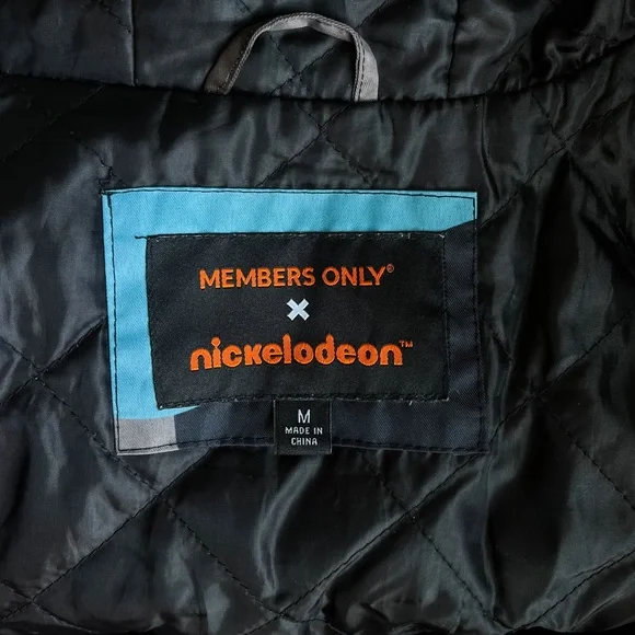 Hey Arnold! Members Only Jacket Nickelodeon Collaboration Men’s Medium - Picture 3 of 5